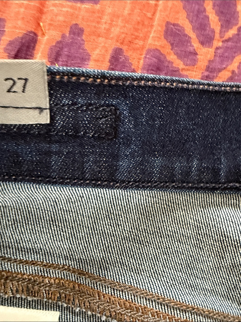 Citizens Of Humanity Fleetwood High Rise Dark Blue Flare Jeans - Picture 3 of 8